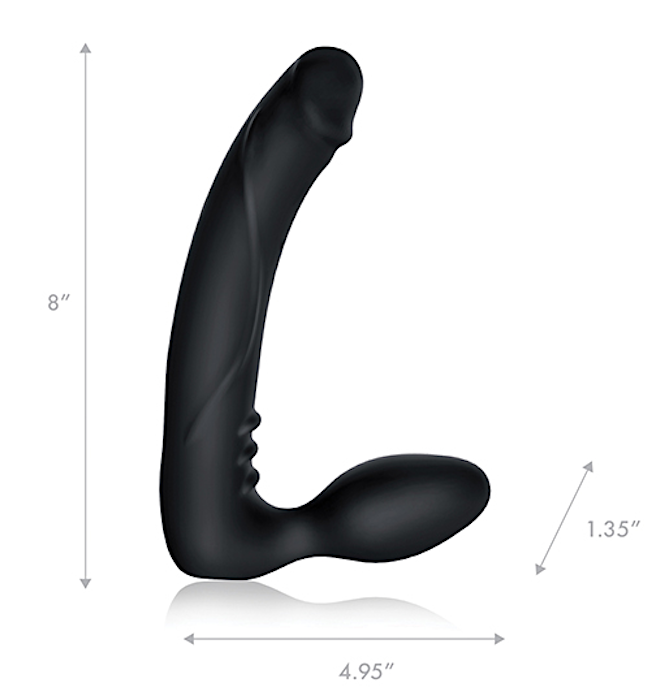 Pegasus 7" Strapless Strap On -Blk