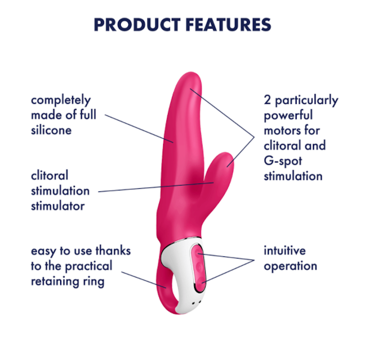 Satisfyer 'Mr. Rabbit' Vibrator -Pink