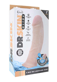 Dr. Skin 8 Inch 'Self Lubricating' Dildo -Vanilla