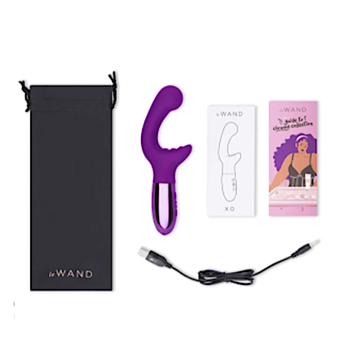 Le Wand "XO Double Motor" Vibe -Purple
