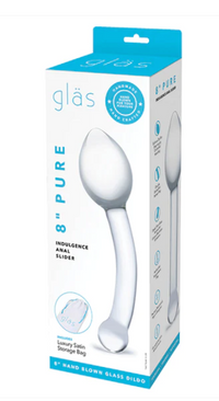 Glas "Pure Indulgence" Anal Slider 8"