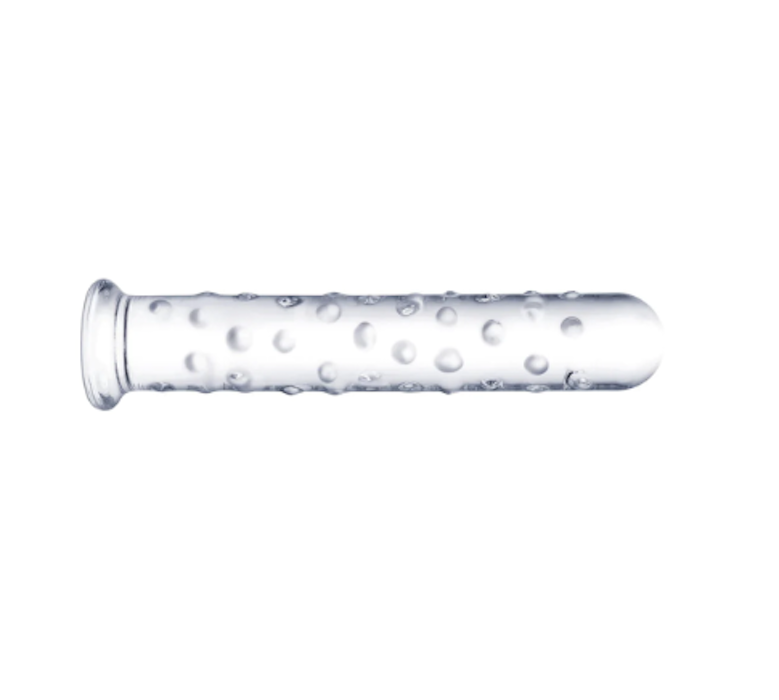 Gläs 10 Inch Extra Large "Nubbed" Dildo