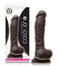 Colours ''Dual Density'' Dildo 8" -Dark Brown