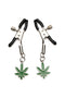 Charmed ''Mary Jane'' Nipple Clamps -Green/Silver