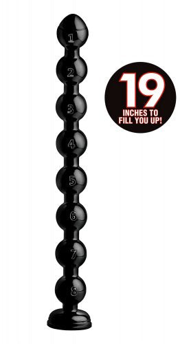 Hosed 19 Inch Thick Anal Snake