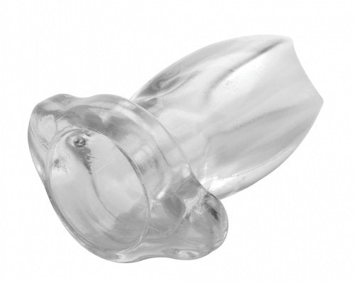 Master Series 'Peephole' Clear Hollow Plug