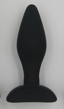 Silicone Anal Plug Black