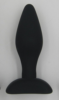Silicone Anal Plug Black