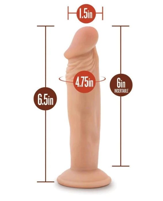 Dr. Skin 'Dr. Small' 6 Inch Dildo w/ Suction Cup