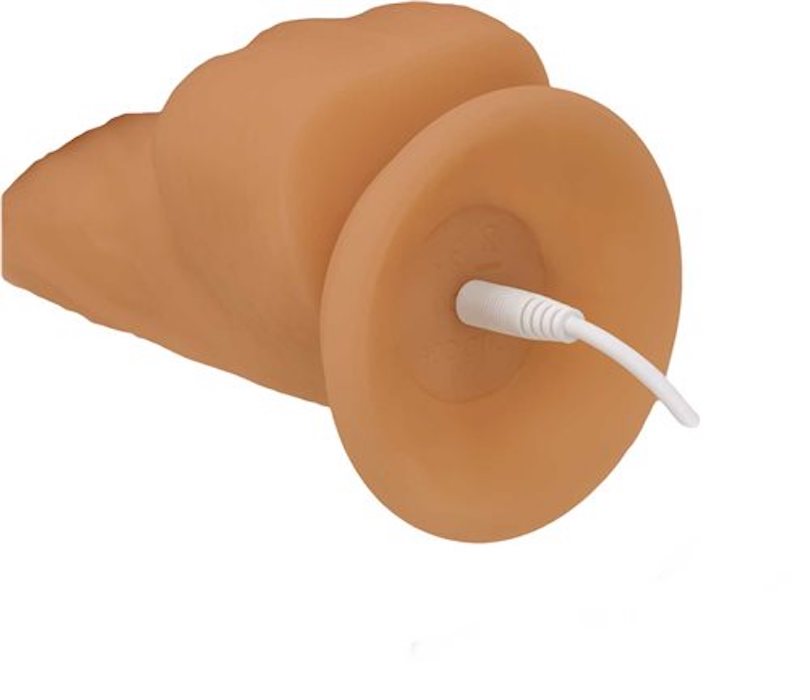 Naked Addiction Vibe Dildo 8" -Caramel