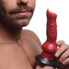 Creature Cocks 'Hell-Hound' Penis Dildo 7.5in