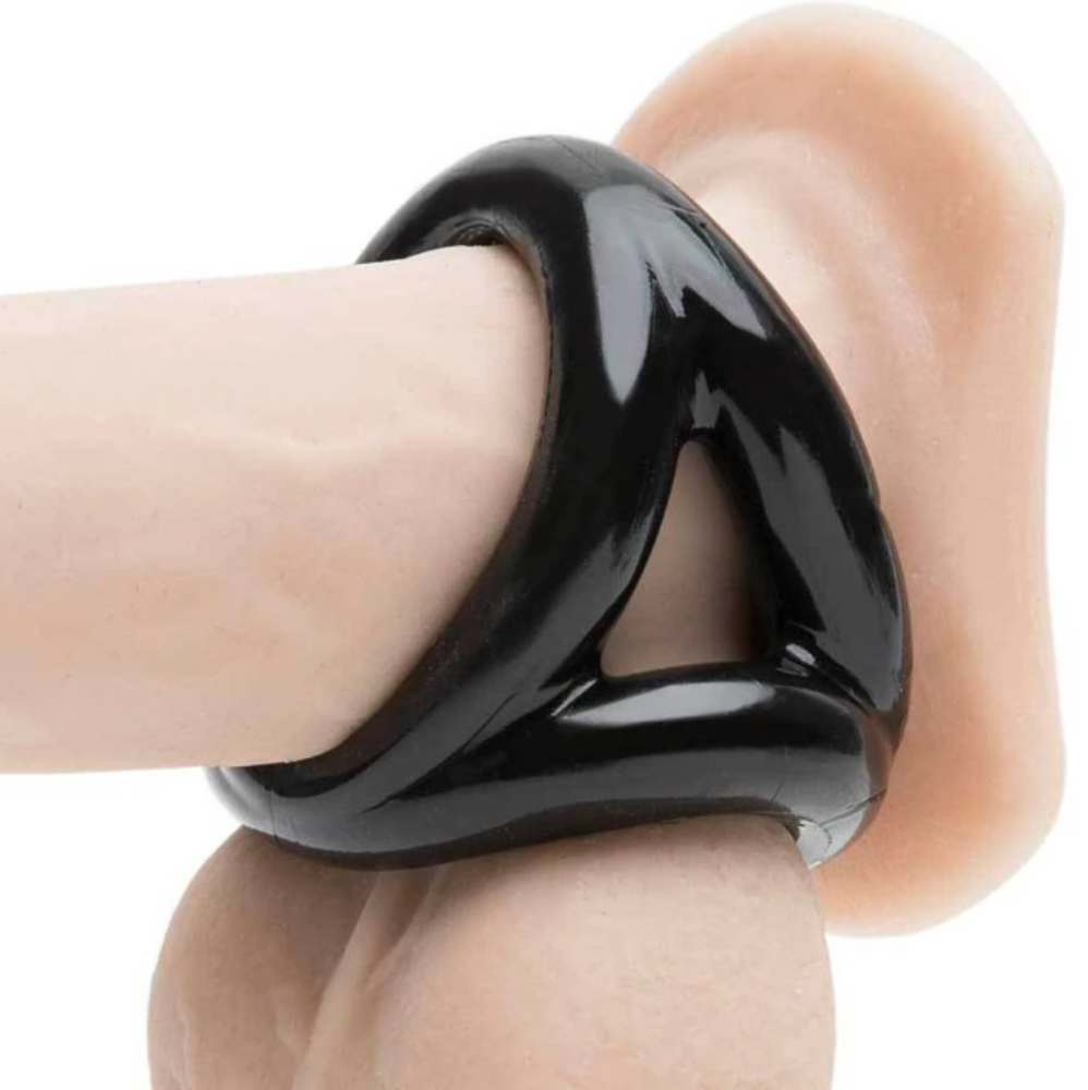 Oxballs 'Tri-Sport' 3-Ring Cocksling -Blk