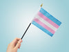 ''Transgender'' Pride -Stick Flag 4 x 6''