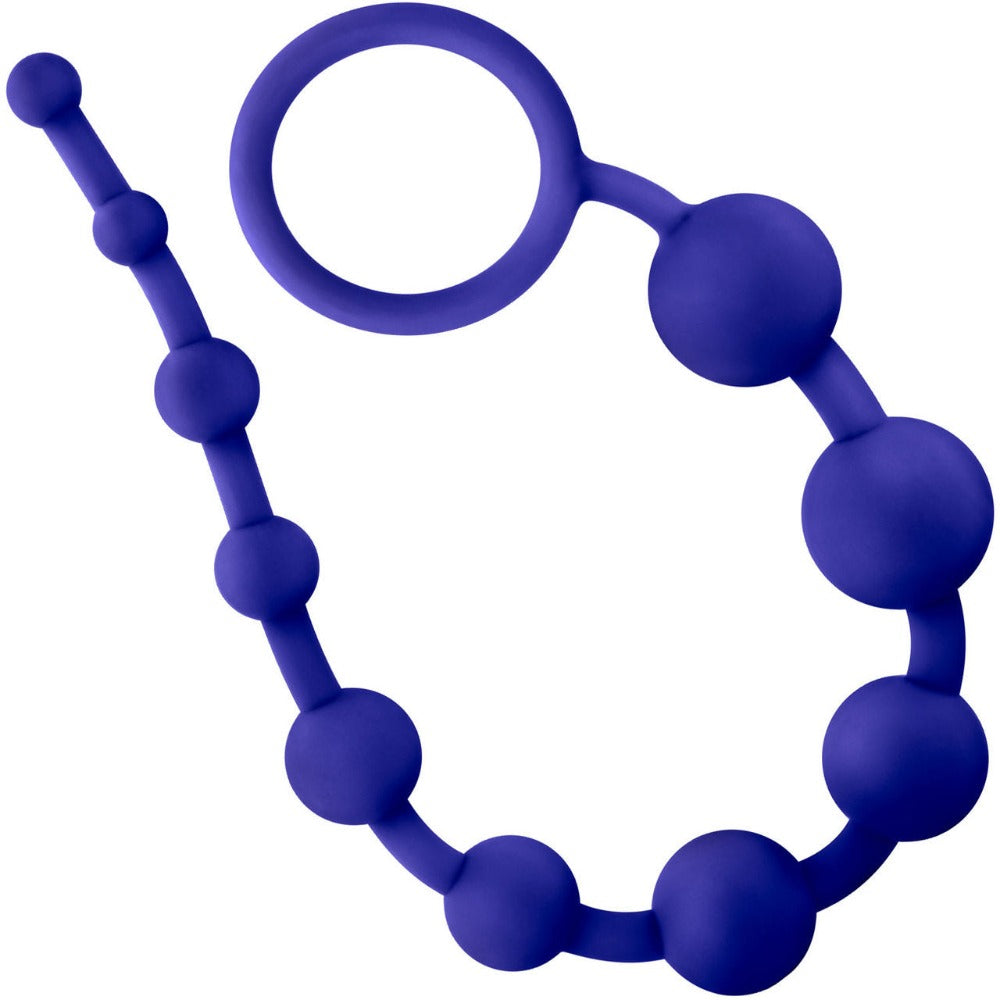 Luxe Silicone '10 Beads' -Indigo