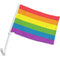 Rainbow Car Window Flag 12 x 16 in