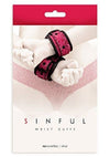 Sinful Vinyl ''Wrist'' Cuffs -Pink