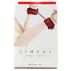 Sinful Ankle Cuffs -Red