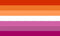 ''Lesbian Sunset'' Pride Flag 3 x 5 ft