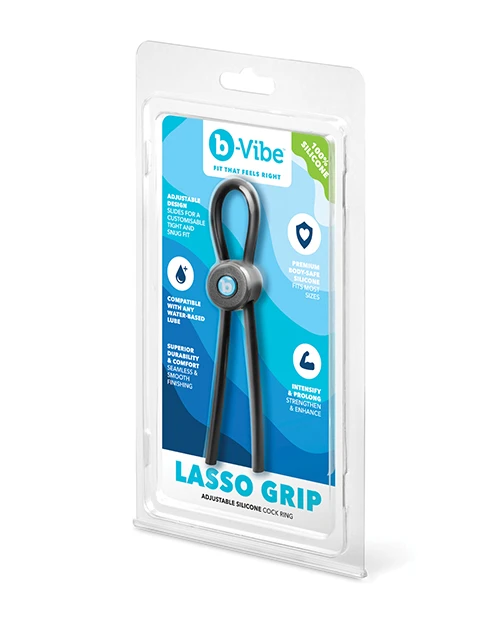 b-Vibe Lasso Grip adjustable silicone cock ring