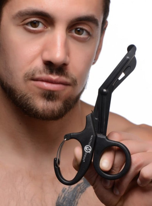 Master Series "Bondage" Scissors -Black