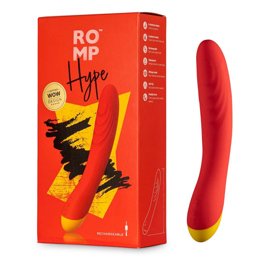 Romp "Hype" G-Spot Vibrator -Red