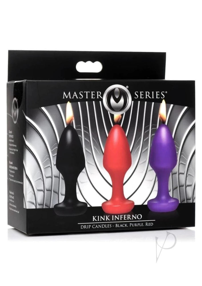 MS Kink "Inferno" Drip Candles 3PC Set