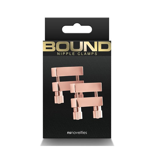Bound 'V1' Nipple Clamps -Rose Gold
