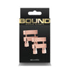 Bound ''V1'' Nipple Clamps -Rose Gold