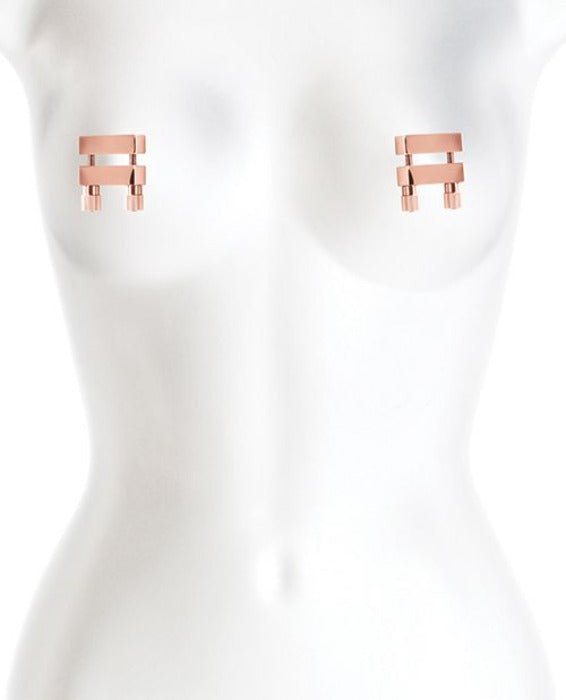 Bound 'V1' Nipple Clamps -Rose Gold