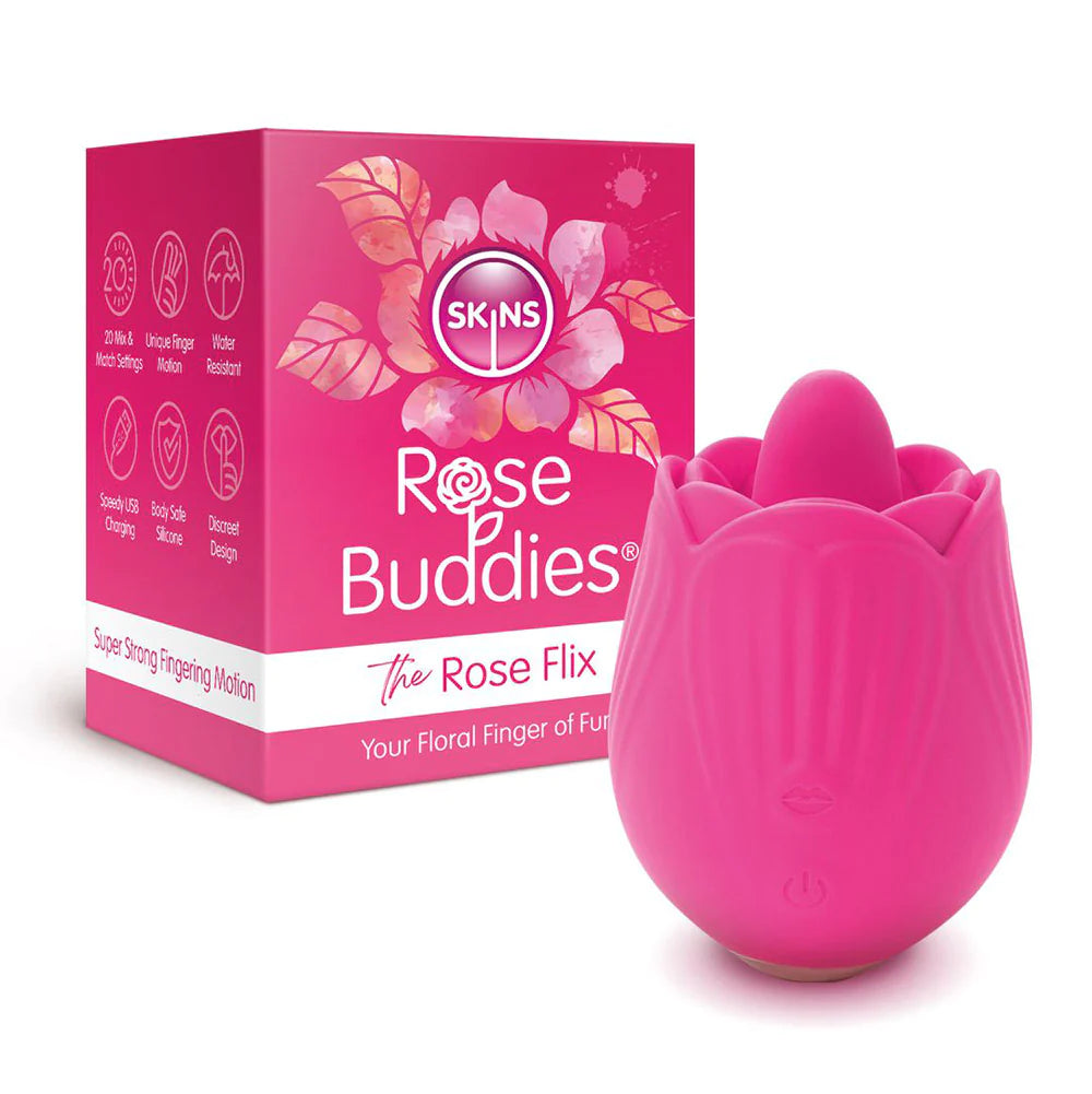 Skins Rose Buddies "The Rose Flix" Clitoral Toy