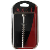 Rouge Beaded Hollow Urethral Sound with Stopper