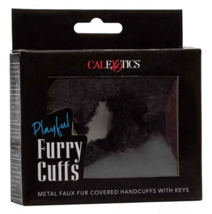 Calex Black Furry Cuffs