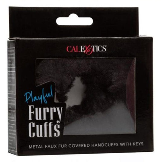 Calex Black Furry Cuffs