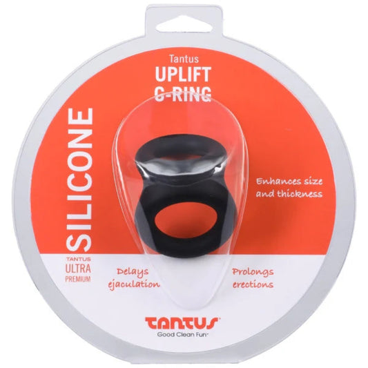 Tantus "Uplift" Cock Ring -Black