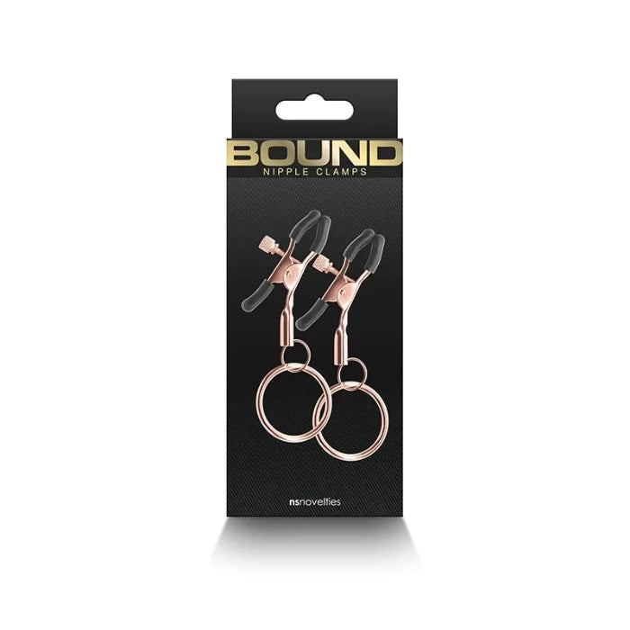 Bound "C2" Nipple Clamps -Rose Gold
