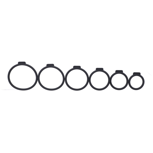 Tantus Premium Silicone O-Rings - 6pk