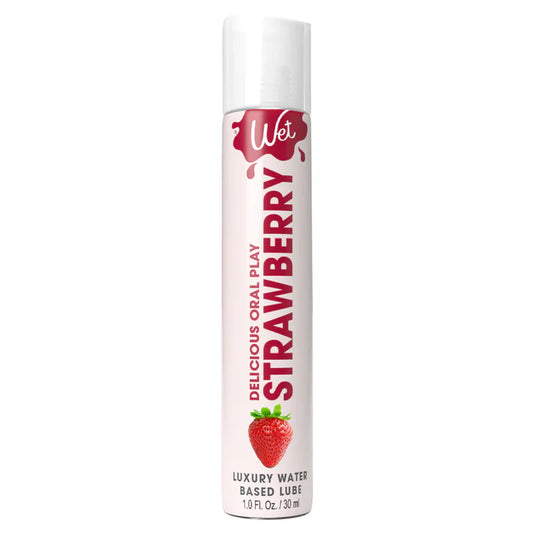 Wet Strawberry Flavoured Lube 1oz