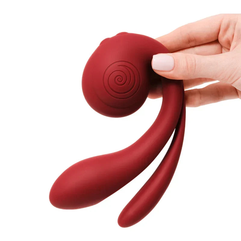 SVibe Snail Gizi Pro Vibrator - Bordeaux - view 3
