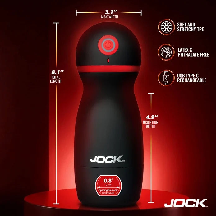 JOCK 'Ultra Suck' Sucking & Vibrating Masturbator