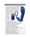 Zero Tolerance Extra Mile Vibrating Prostate Plug + Cock Ring