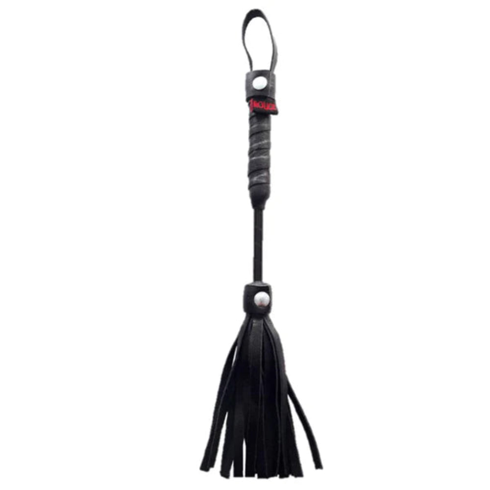 Rouge Mini Flogger 10 Inch -Black