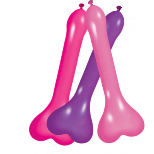 Pecker Party Balloons - Pink/ Purple