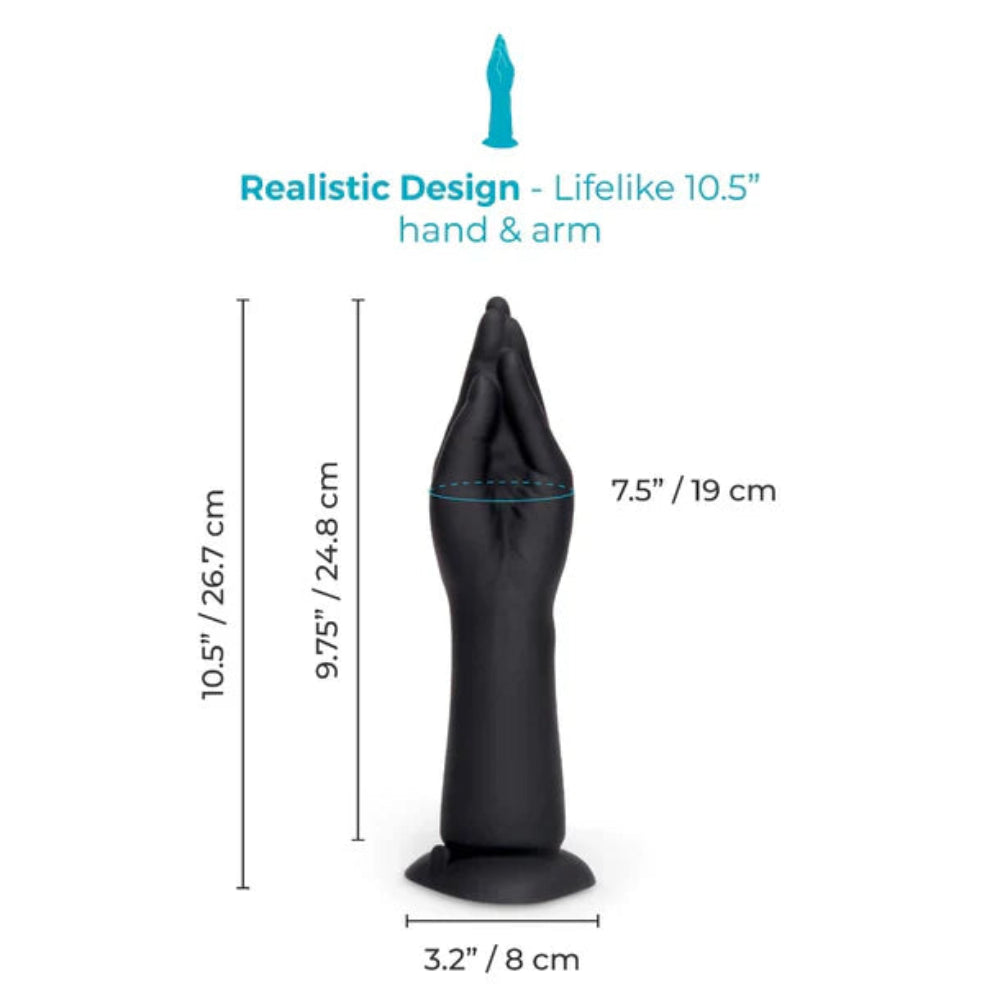 b Vibe Vibrating Silicone Fisting Dildo