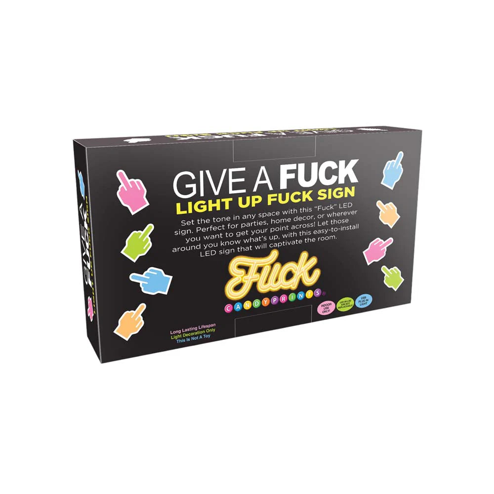 Light Up Neon ''Fuck'' Sign
