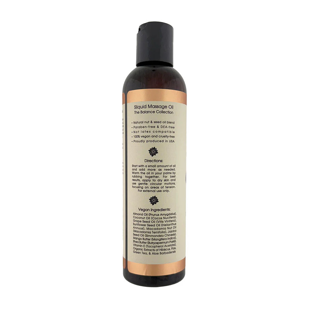 Sliquid 'Unscented' Massage Oil 8.5oz