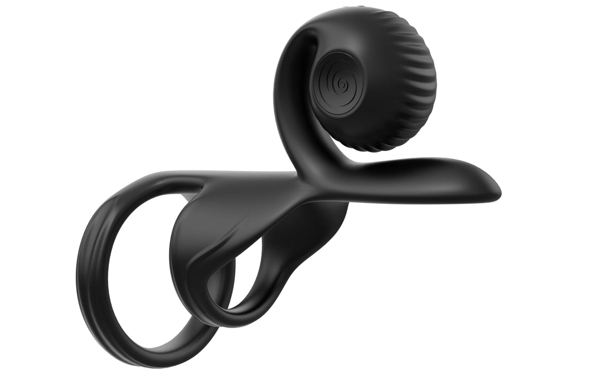SVibe Snail Jovi Couples Ring - Black - view 9