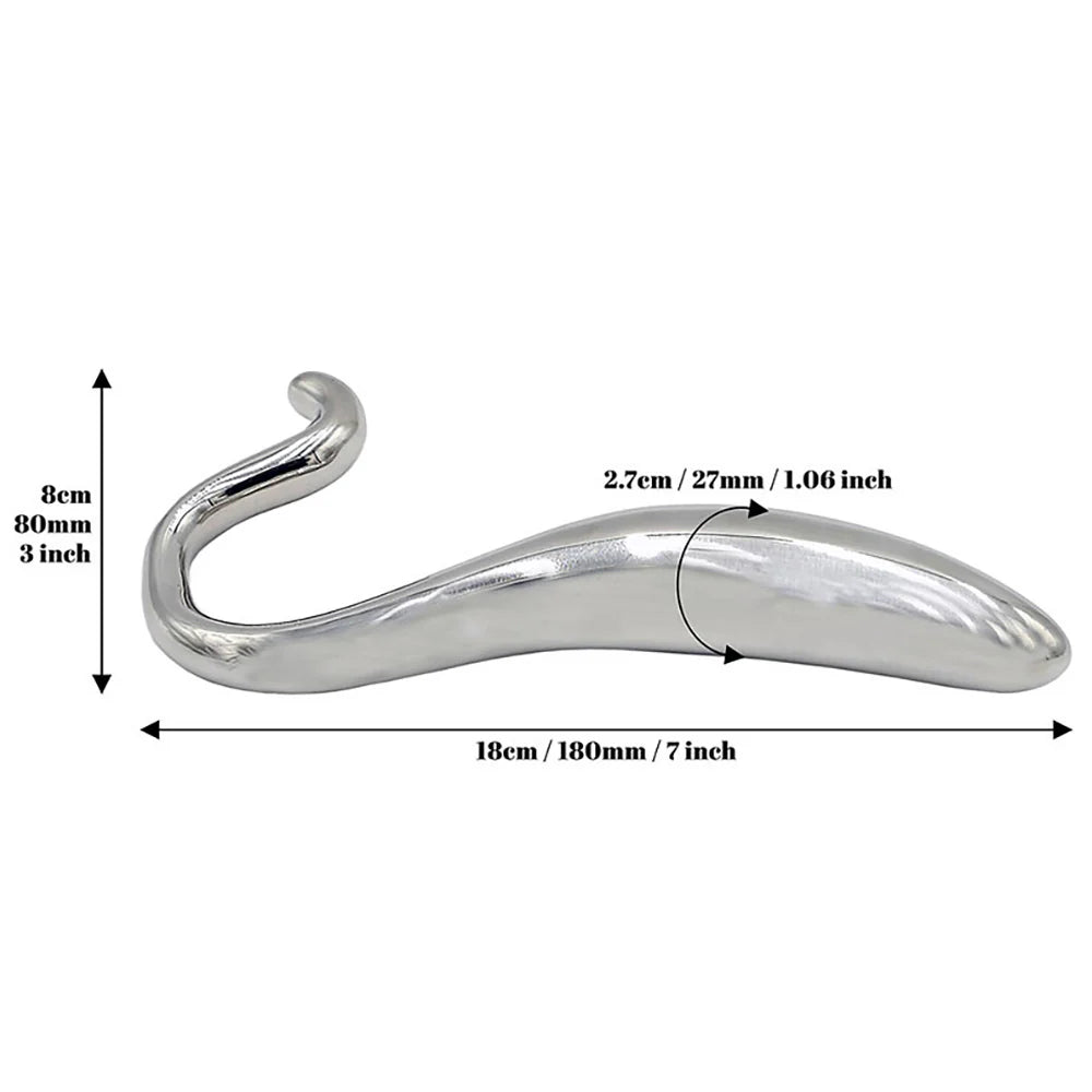 Rogue 'Hollow' SS Curved Wand In Case