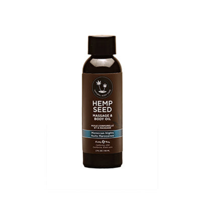 Hemp Seed Massage Oil 'Moroccan Nights' Scent -2oz