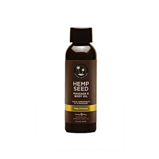 Hemp Seed Massage Oil 'Nag Champa' Scent 2oz