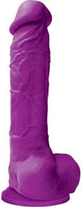 Colours Pleasures 8 Inch Dildo -Purple